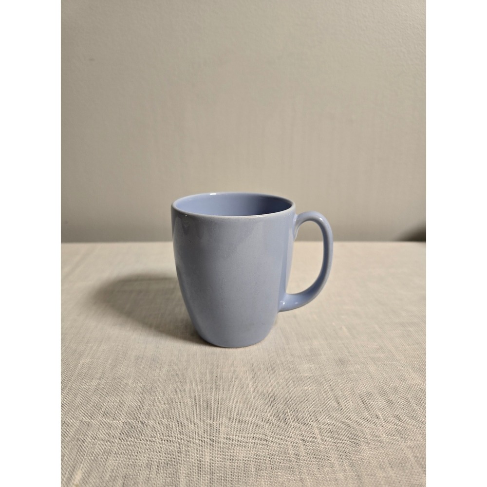 Corelle Stoneware Mug Periwinkle Blue Solid Glossy Coffee Tea Cup 12oz